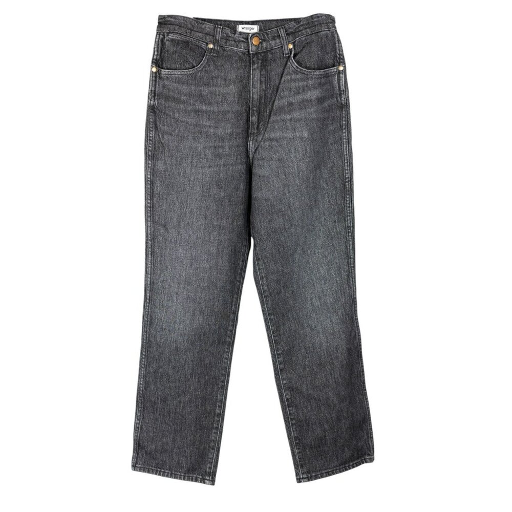 Wrangler's Women's W30 L28  High Rise Straight Wild West Black NWT
